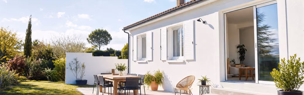 Maison individuelle française fraîchement rénovée